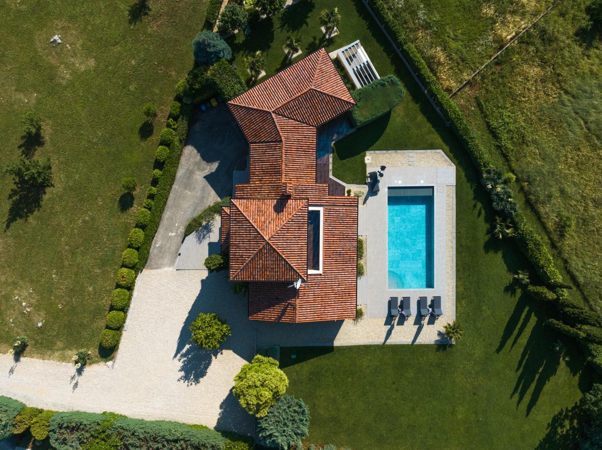 Villa Labin In Zartinj - Luxury Privacy Heated Pool With Auto Cover Eksteriør billede